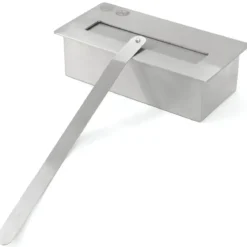 Camino a Bioetanolo 3,4 kW da Pavimento 1,2L Bianco in Legno MDF