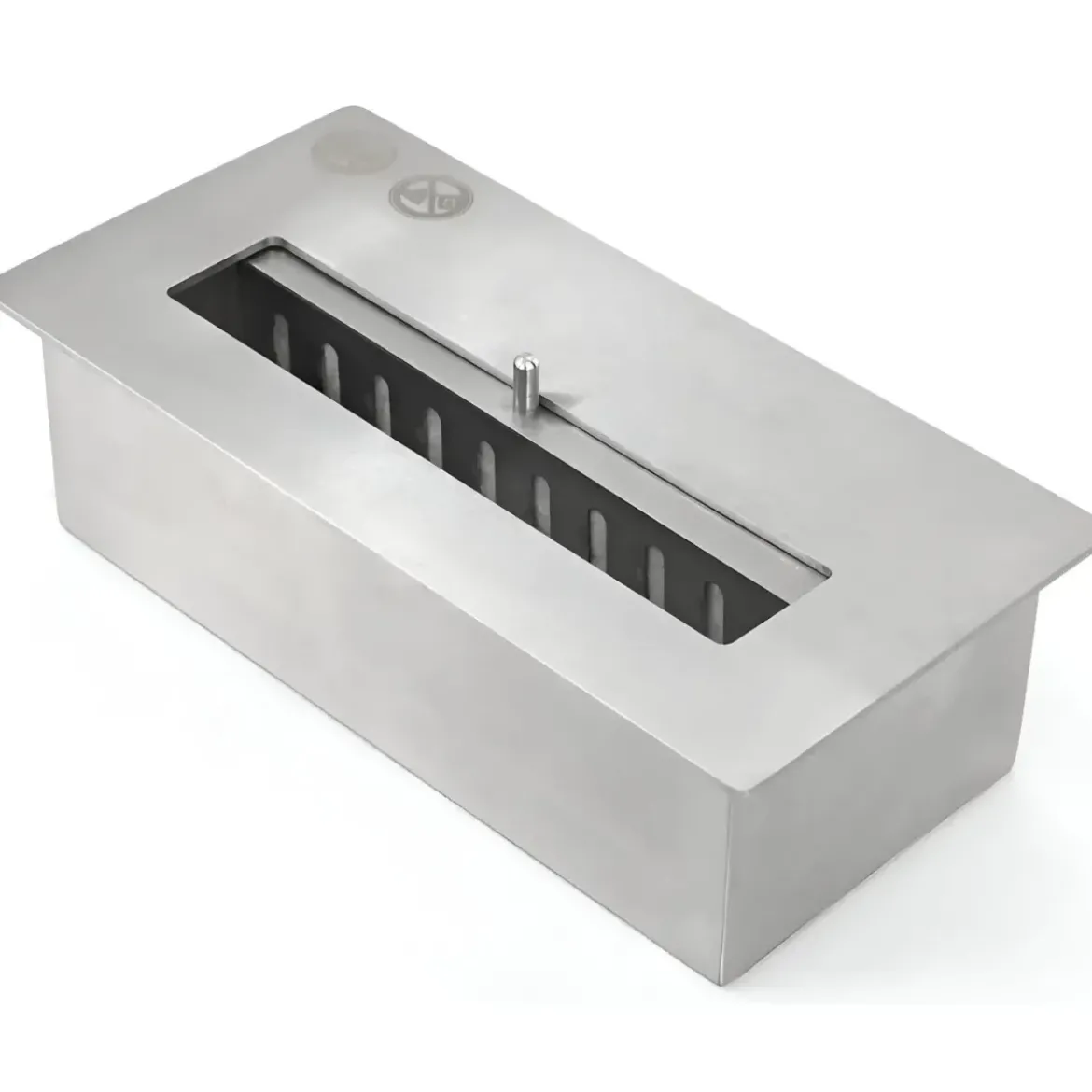 Camino a Bioetanolo 3,4 kW da Pavimento 1,2L Bianco in Legno MDF