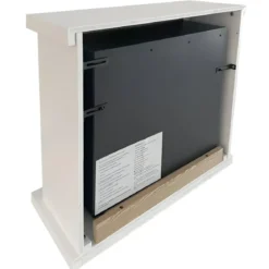 Camino a Bioetanolo 3,4 kW da Soggiorno 1,2L in Legno MDF Bianco