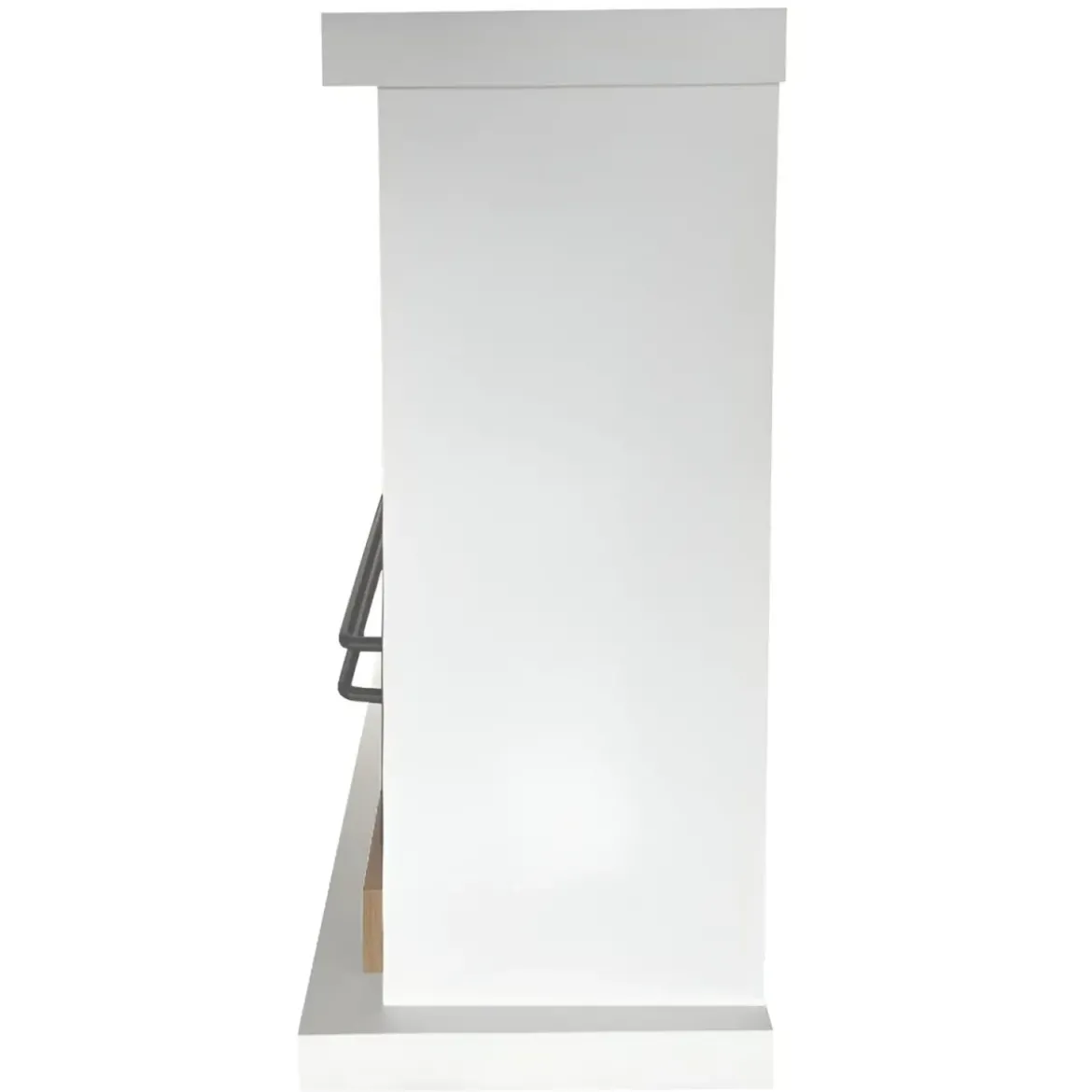 Camino a Bioetanolo 3,4 kW da Soggiorno 1,2L in Legno MDF Bianco