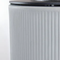 Camino a Bioetanolo 1,5L Bianco a Cilindro Ø35 da Pavimento Moderno