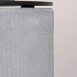 Camino a Bioetanolo 1,5L Corda Beige Cilindro Ø35 da Pavimento Moderno