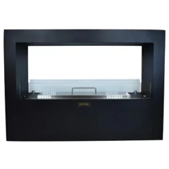 Camino a Bioetanolo 4,5L Nero da Appoggio 4kW da Interno Esterno