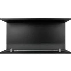 Camino a Bioetanolo Trifacciale da Incasso 90x45 cm 1,5L Nero 3kW