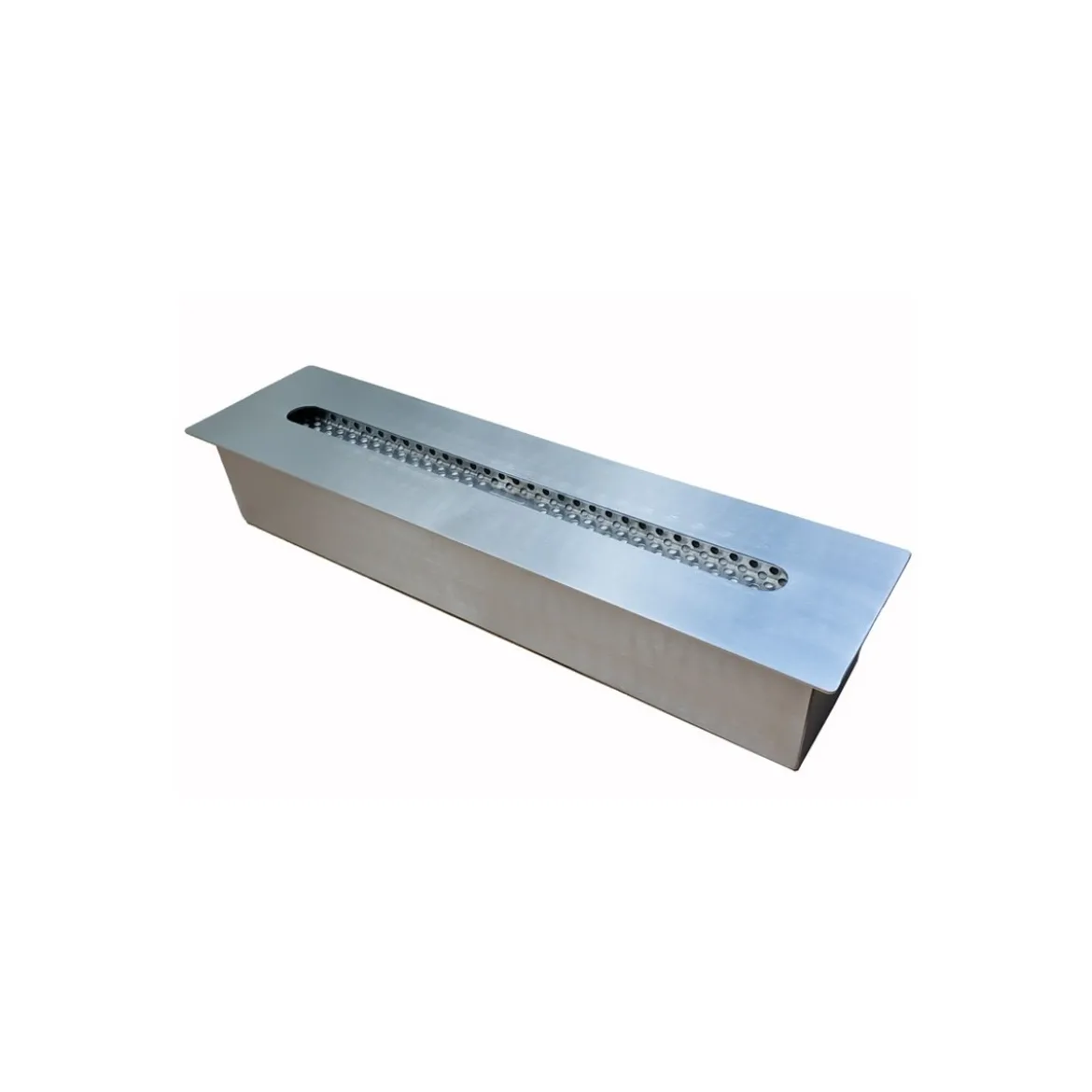 Camino Bioetanolo Bifacciale Bianco Design Decorativo Cornice con Vetro Etanolo