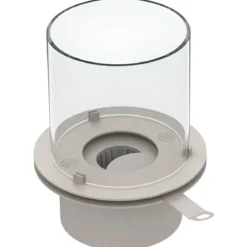 Camino Bioetanolo 1,5L Ghisa Grigio Cilindro Ø35 da Pavimento Moderno