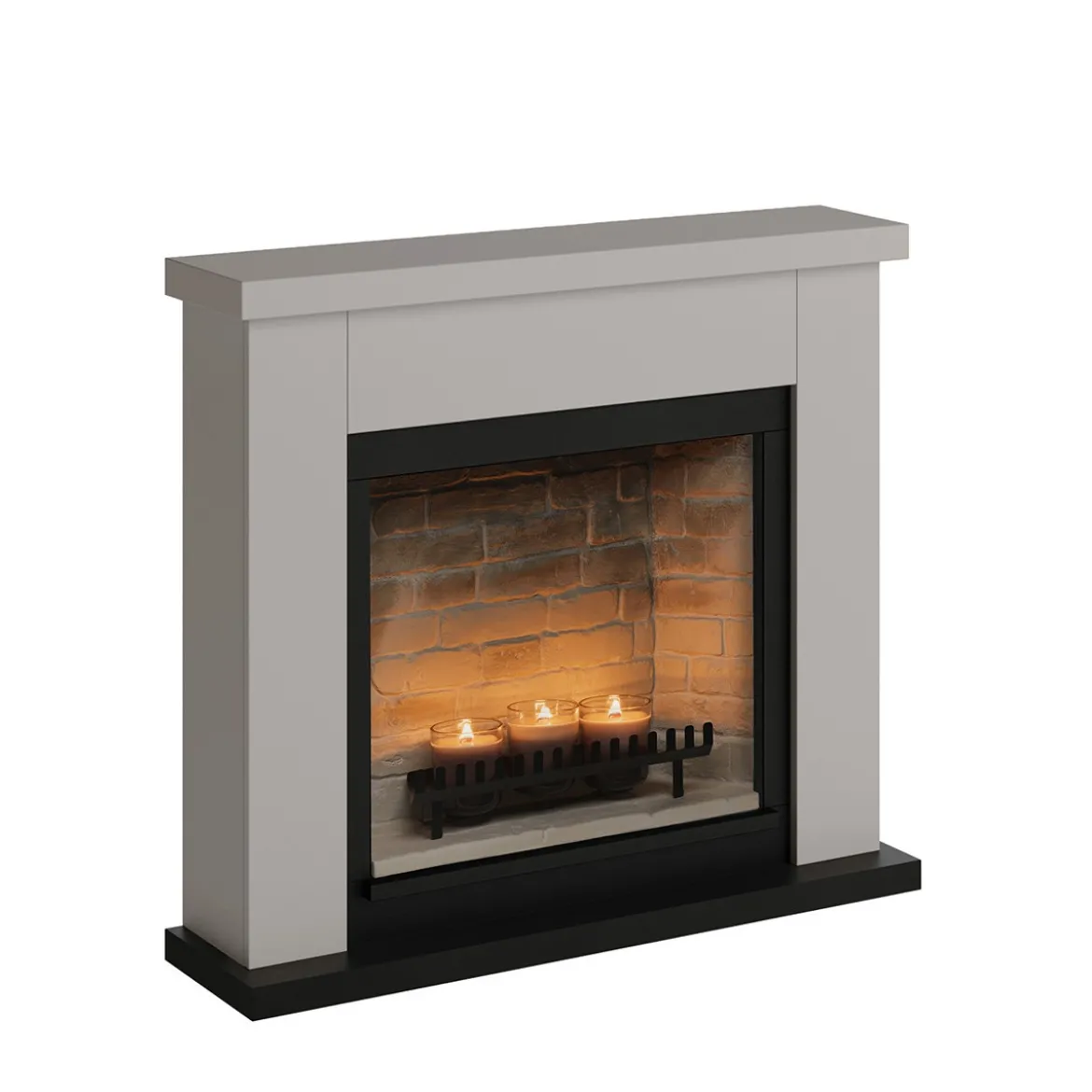 Camino da Arredo a Candele TAGU ZenFlame Frode Beige