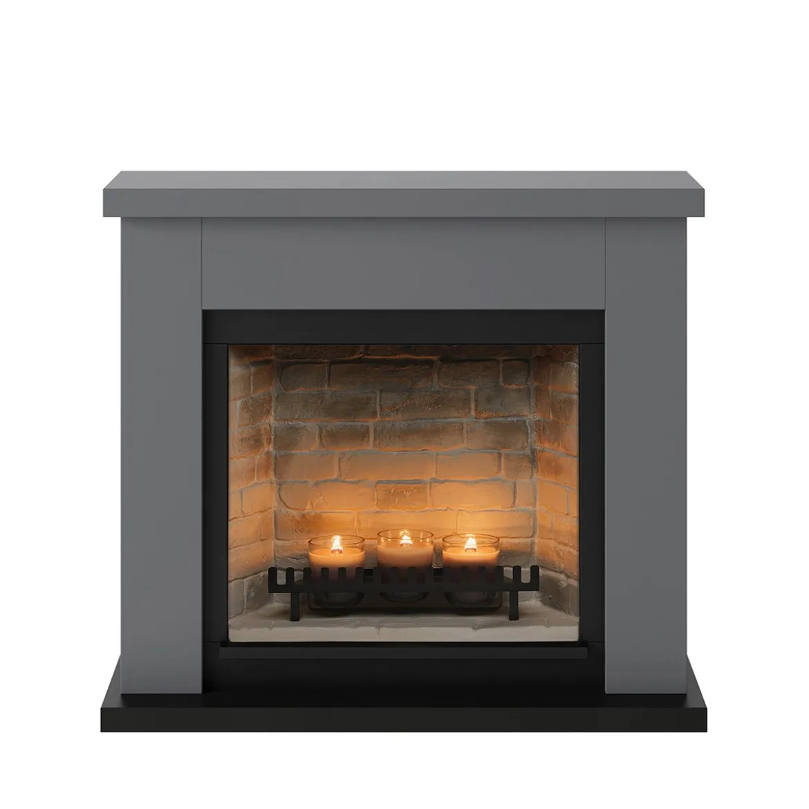 Camino da Arredo a Candele TAGU ZenFlame Frode Grigio