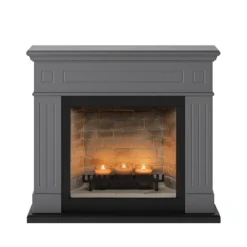 Camino da Arredo a Candele TAGU ZenFlame Larsen Grigio
