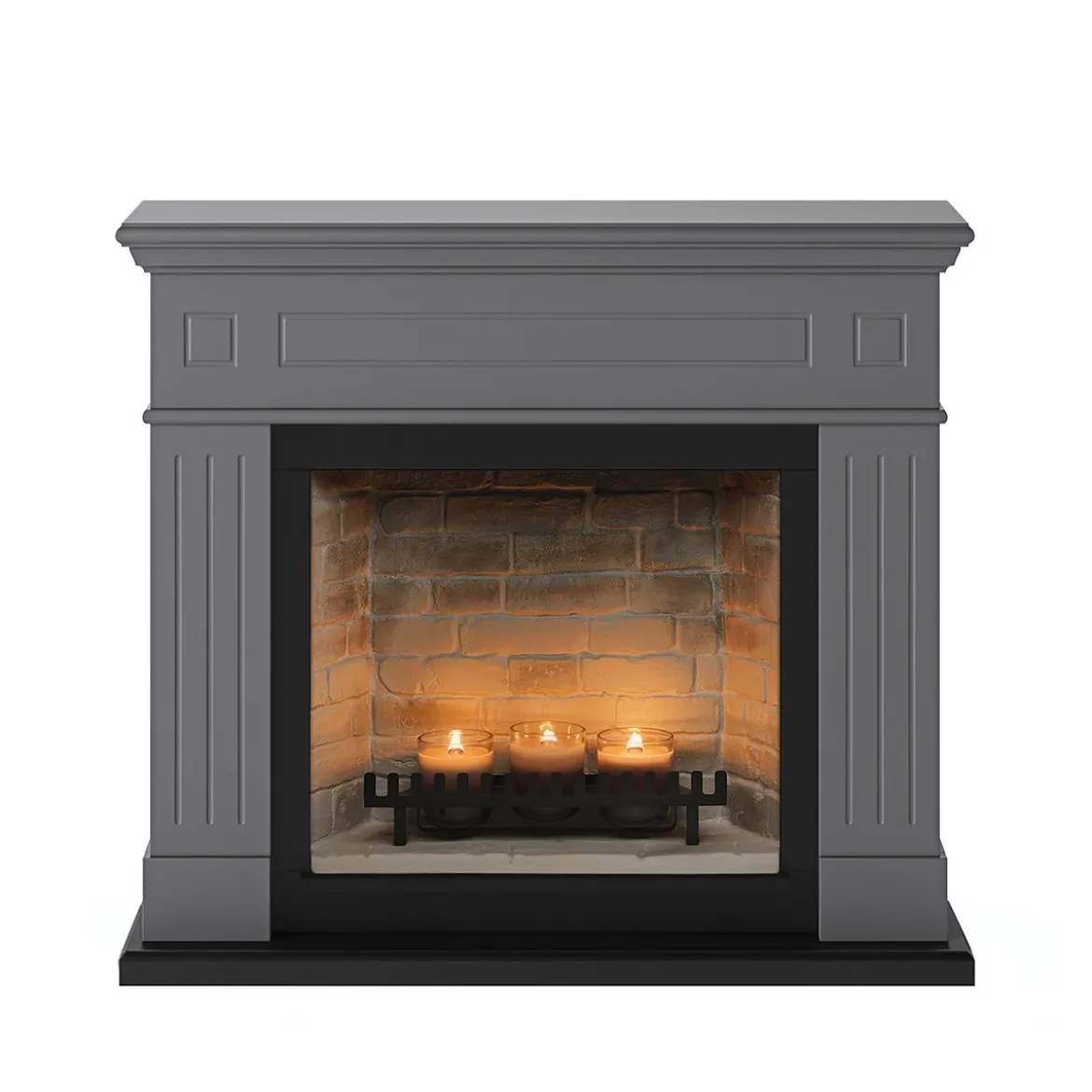 Camino da Arredo a Candele TAGU ZenFlame Larsen Grigio