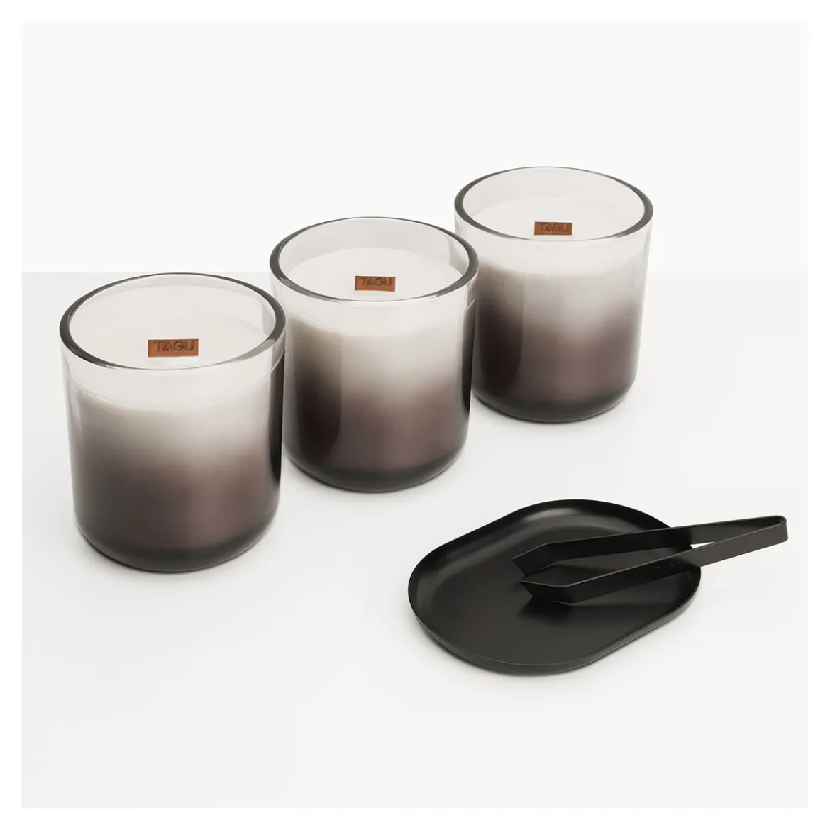 Camino da Arredo a Candele TAGU ZenFlame Larsen Bianco