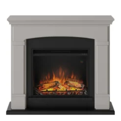Camino Elettrico Basso Consumo Tagu Helmi da Pavimento Fuoco Finto 1500w