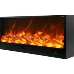 Camino Elettrico da Incasso 150 cm Effetto Fiamma a Led 750 1500 Watt