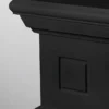 Camino Elettrico da Pavimento 1800W Legno MDF Nero per Soggiorno