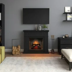 Camino Elettrico Nero Tagu Larsen PowerFlame2 1600w
