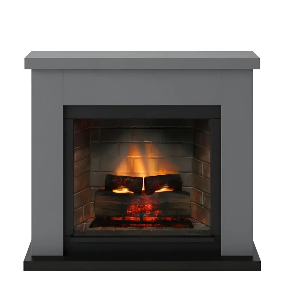 Camino Elettrico Tagu Frode PowerFlame2 Grigio 1600W