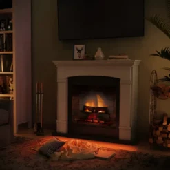 Camino Elettrico Tagu Helmi PowerFlame2 1600w Bianco