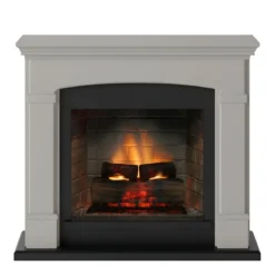 Camino Elettrico Tagu Helmi PowerFlame2 Beige 16000w