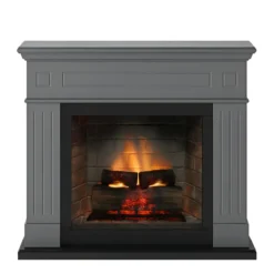 Camino Elettrico Tagu Larsen PowerFlame2 Grigio 1600W