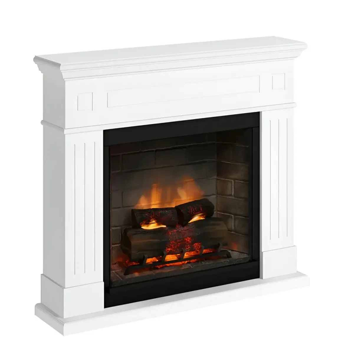 Camino Elettrico Tagu Larsen PowerFlame2 Bianco 1600W