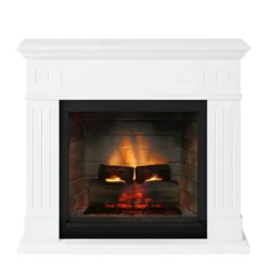 Camino Elettrico Tagu Larsen PowerFlame2 Bianco 1600W