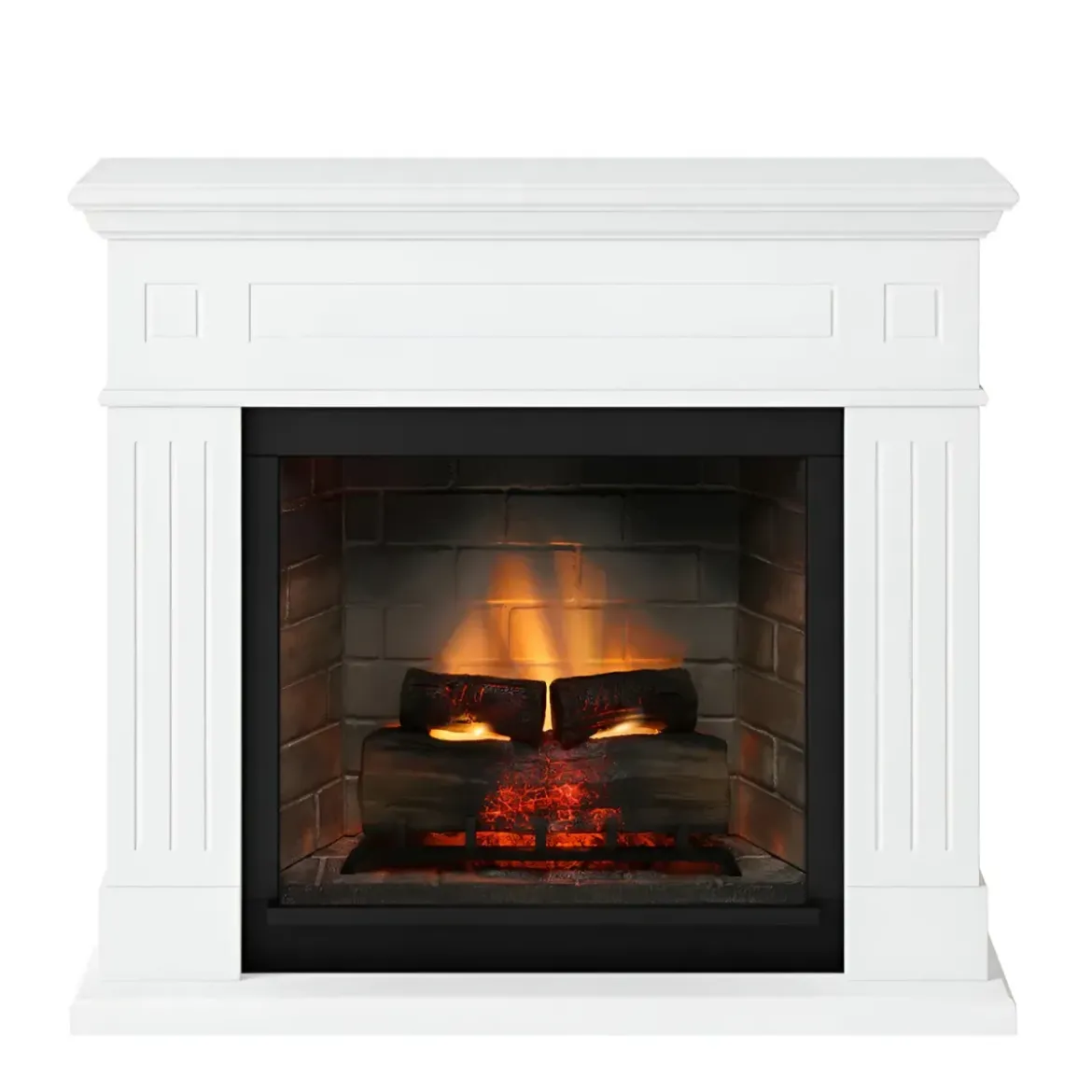 Camino Elettrico Tagu Larsen PowerFlame2 Bianco 1600W