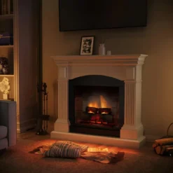 Camino Elettrico Tagu Magna PowerFlame2 1600w Bianco