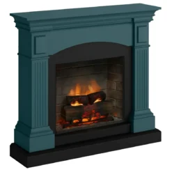 Camino Elettrico Tagu Magna PowerFlame2 Turchese 1600W