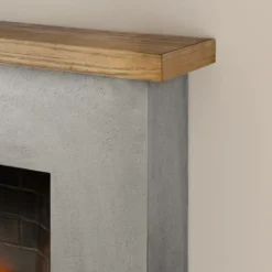 Camino Elettrico Tagu Rolf PowerFlame2 1600w Cemento Grigio