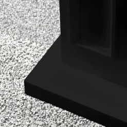 Camino Elettrico 1800W Nero da Appoggio Telecomando Programmabile