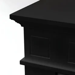 Camino Elettrico 1800W Nero da Appoggio Telecomando Programmabile