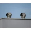 Camino Eolico Turbina Acciaio Inox 32x32 Aspiratore Comignolo Girevole