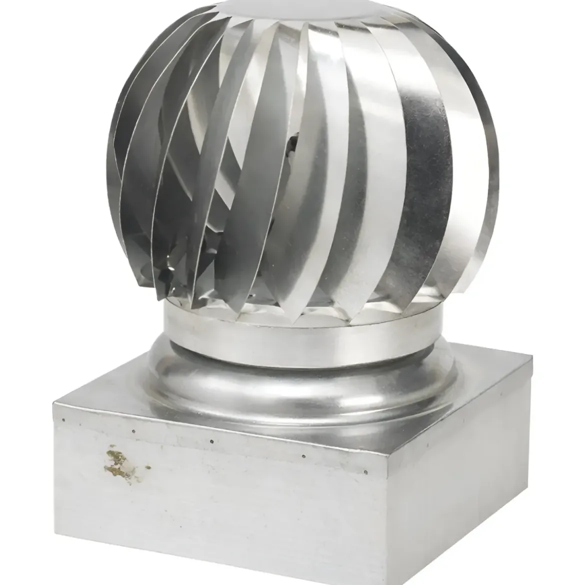 Camino Eolico Turbina Acciaio Inox 37x37 Aspiratore Comignolo Girevole
