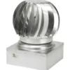 Camino Eolico Turbina Acciaio Inox 42x42 Aspiratore Comignolo Girevole