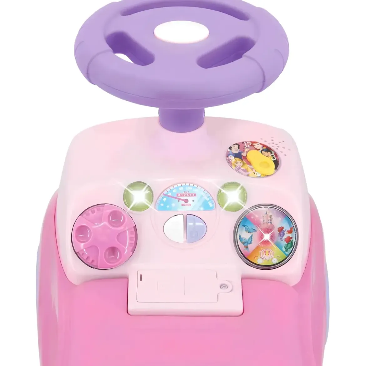 Camioncino Cavalcabile per Bambini Princesse Disney Rosa con Luci