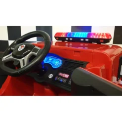 Camioncino dei Pompieri per Bambini 12V con Telecomando e Lampeggianti