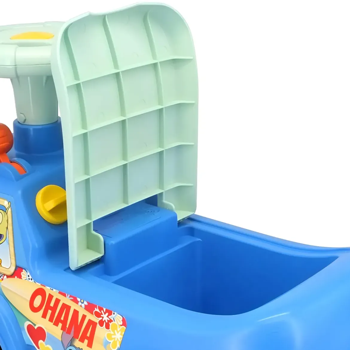 Camioncino Stitch Cavalcabile per Bambini a Spinta con Luci e Suoni