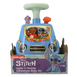 Camioncino Stitch Cavalcabile per Bambini a Spinta con Luci e Suoni