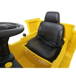 Camion Elettrico per Bambini Caterpillar 12V Giallo Cassone Ribaltabile