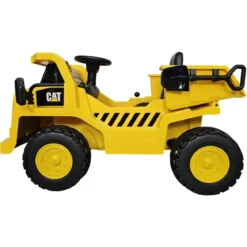 Camion Elettrico per Bambini Caterpillar 12V Giallo Cassone Ribaltabile