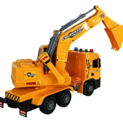Camion Escavatore Giocattolo Scania Luci e Suoni con Braccio Mobile