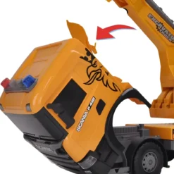Camion Escavatore Giocattolo Scania Luci e Suoni con Braccio Mobile