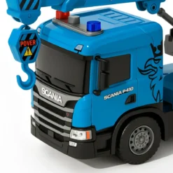 Camion Giocattolo con Gru a Frizione Scania Luci e Suoni Realistici