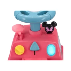 Camion per Bambini Cavalcabile Rosa con Rimorchio Suoni e Luci