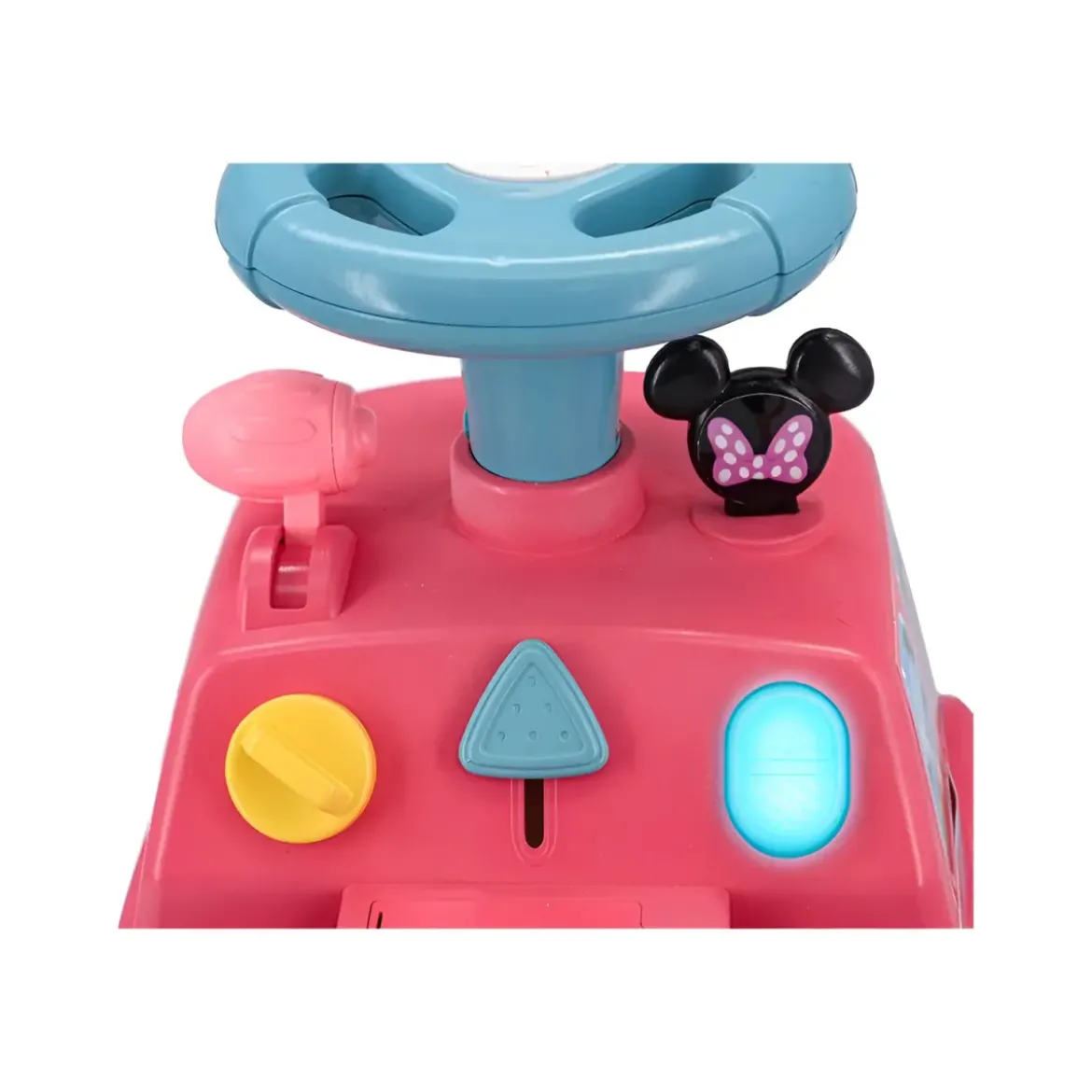 Camion per Bambini Cavalcabile Rosa con Rimorchio Suoni e Luci