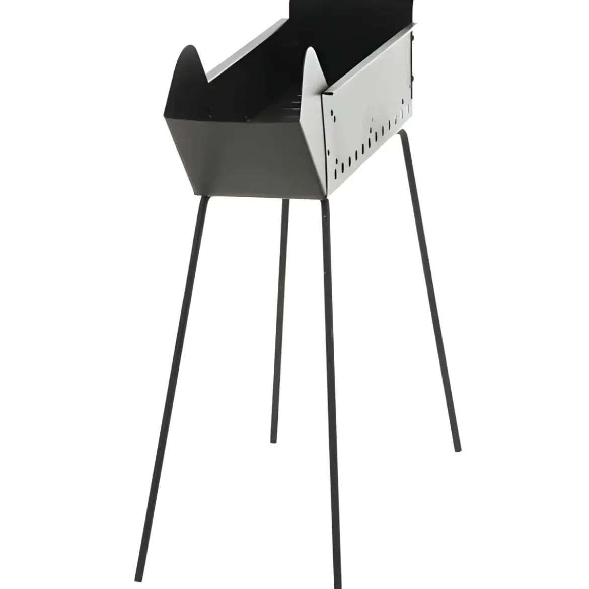 Canalina Fornacella Arrosticini Spiedini a Carbone 40x14 Pieghevole