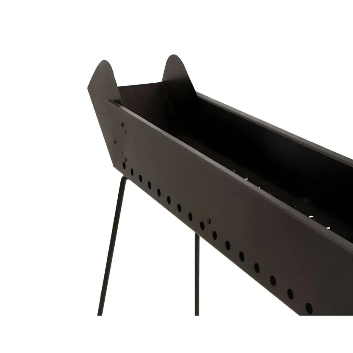 Canalina Fornacella Arrosticini Spiedini a Carbone 80x14 Pieghevole