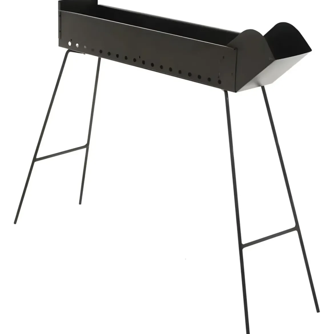 Canalina Fornacella Arrosticini Spiedini a Carbone 60x14 Pieghevole