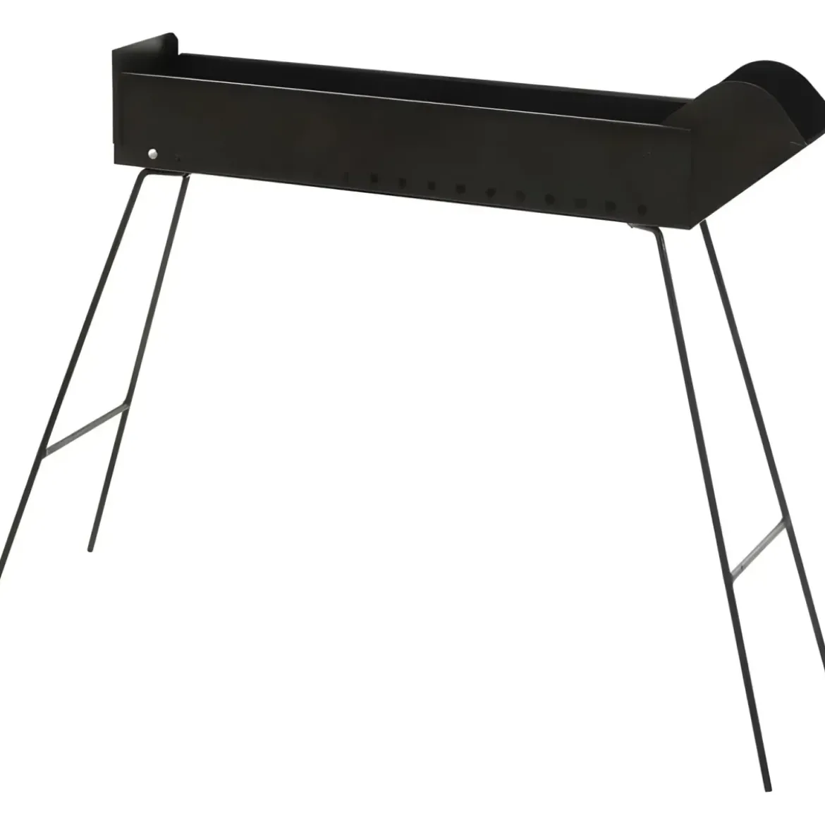Canalina Fornacella Arrosticini Spiedini a Carbone 60x14 Pieghevole