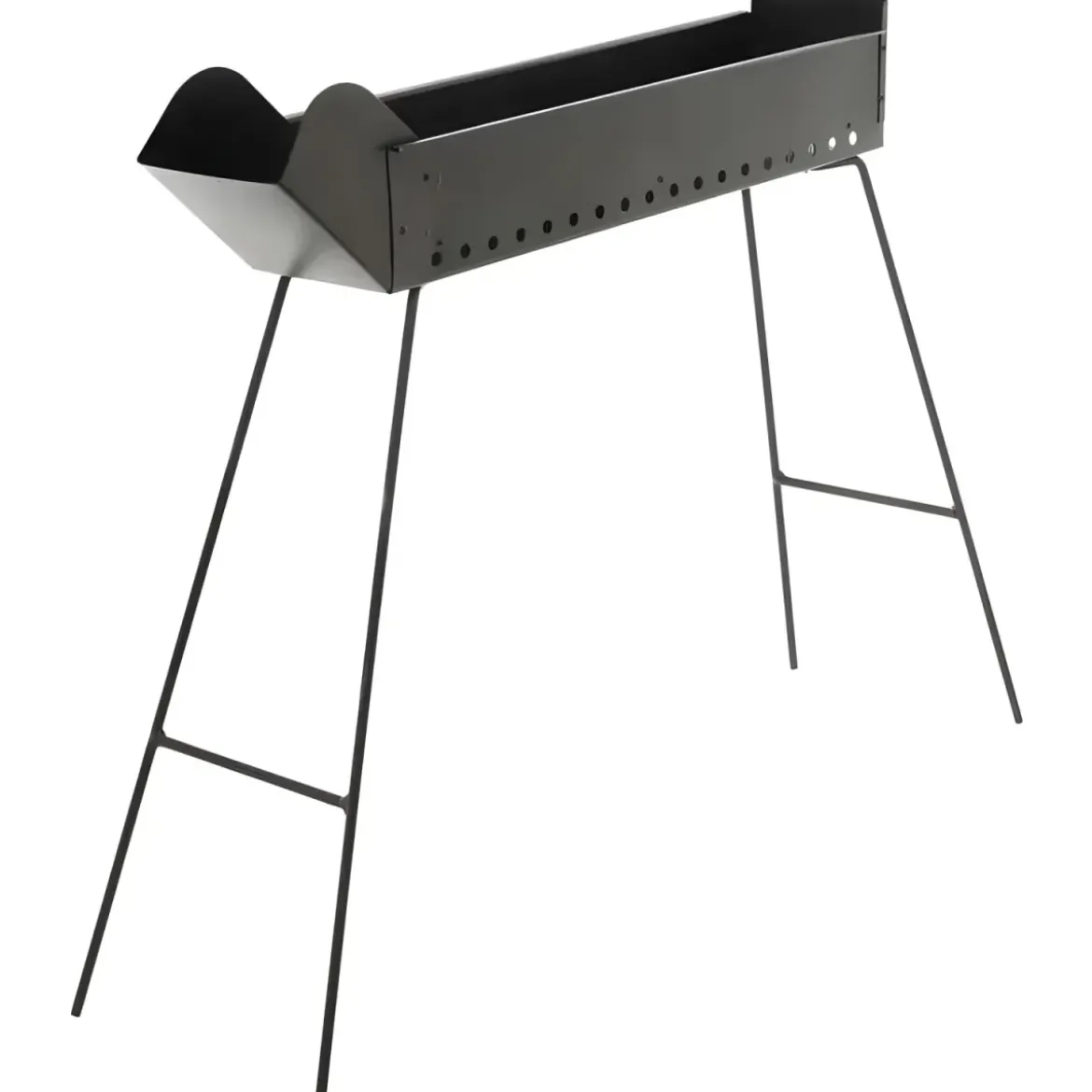 Canalina Fornacella Arrosticini Spiedini a Carbone 60x14 Pieghevole